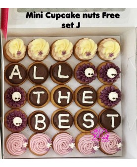 mini cupcake set J (10個字母)